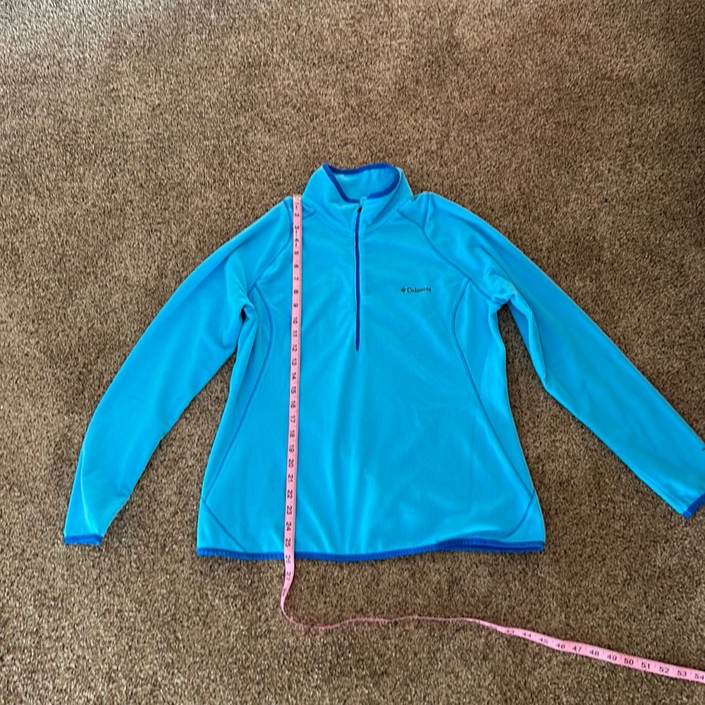 Columbia zip fleece.